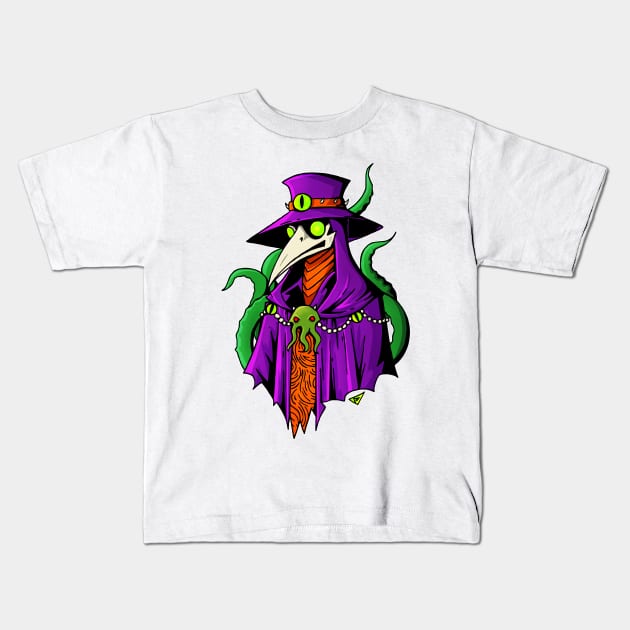 The Eldritch Plague's Physician 2 Kids T-Shirt by TaliDe